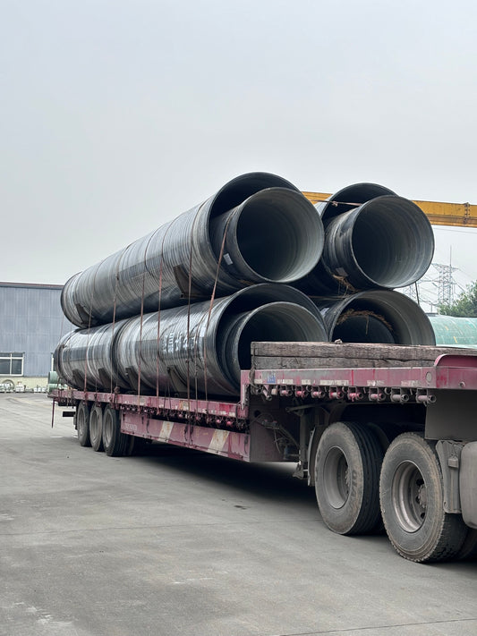 Basalt glass fiber pipeline